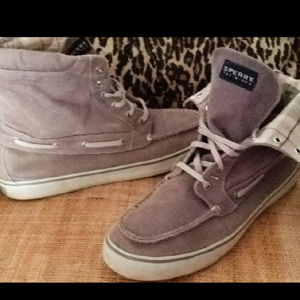 Sperry topsider cord foldovers sneakers